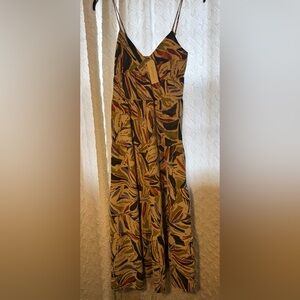 Monteau Colorful Abstract Maxi Dress